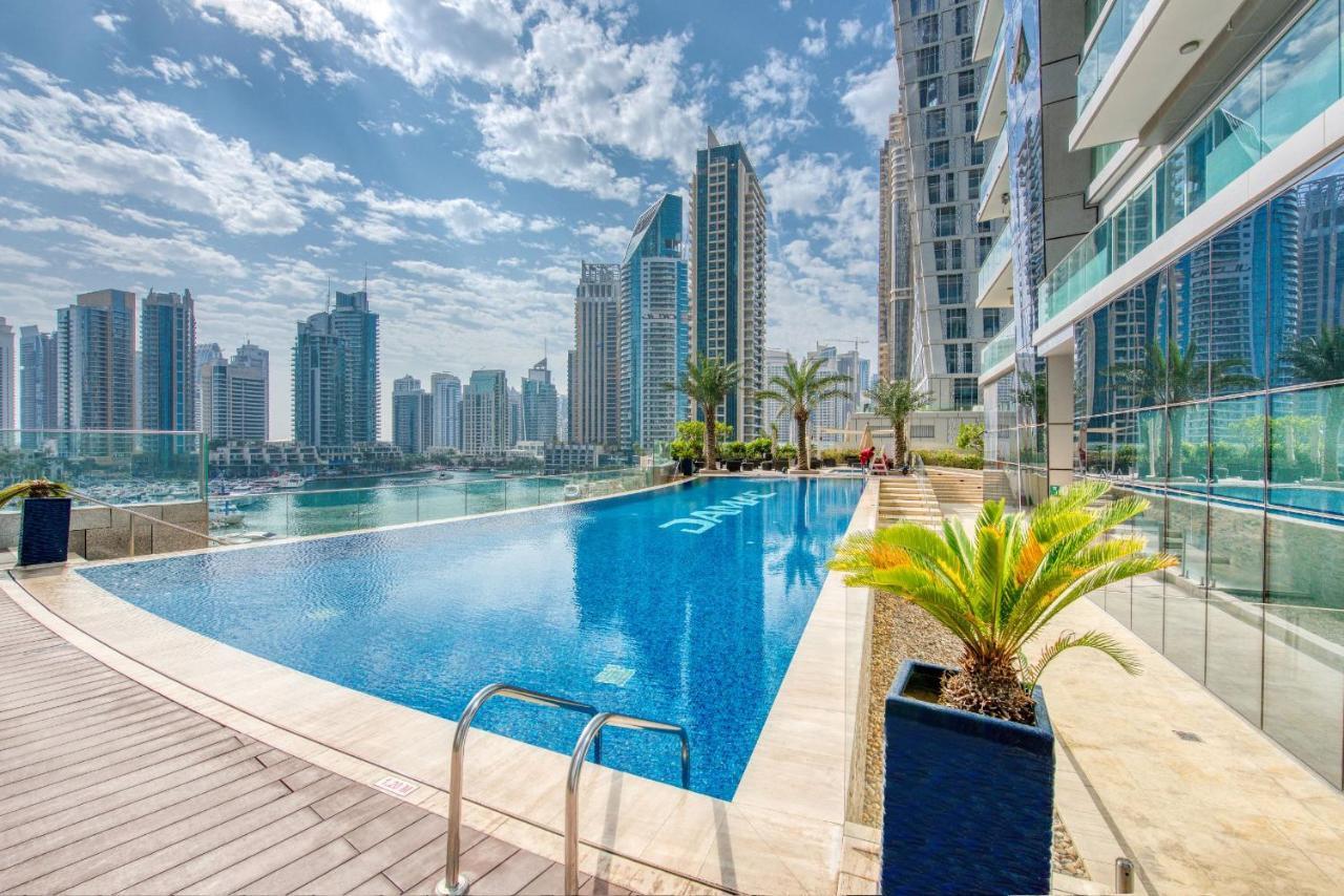Apartament Maison Privee - Aesthetic Apt With Stunning View In Luxurious Building Dubaj Zewnętrze zdjęcie
