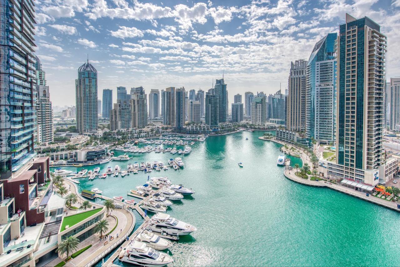 Apartament Maison Privee - Aesthetic Apt With Stunning View In Luxurious Building Dubaj Zewnętrze zdjęcie