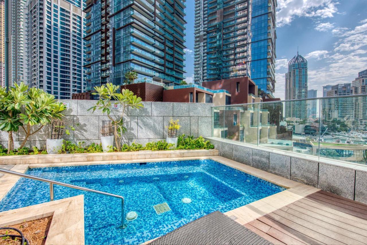 Apartament Maison Privee - Aesthetic Apt With Stunning View In Luxurious Building Dubaj Zewnętrze zdjęcie
